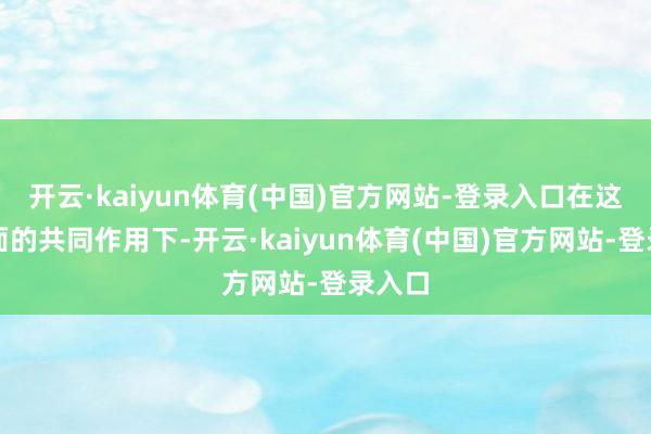 开云·kaiyun体育(中国)官方网站-登录入口在这三方面的共同作用下-开云·kaiyun体育(中国)官方网站-登录入口